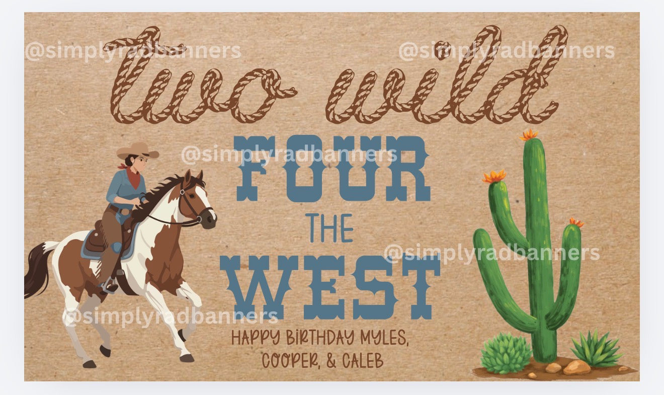Wild West Banner
