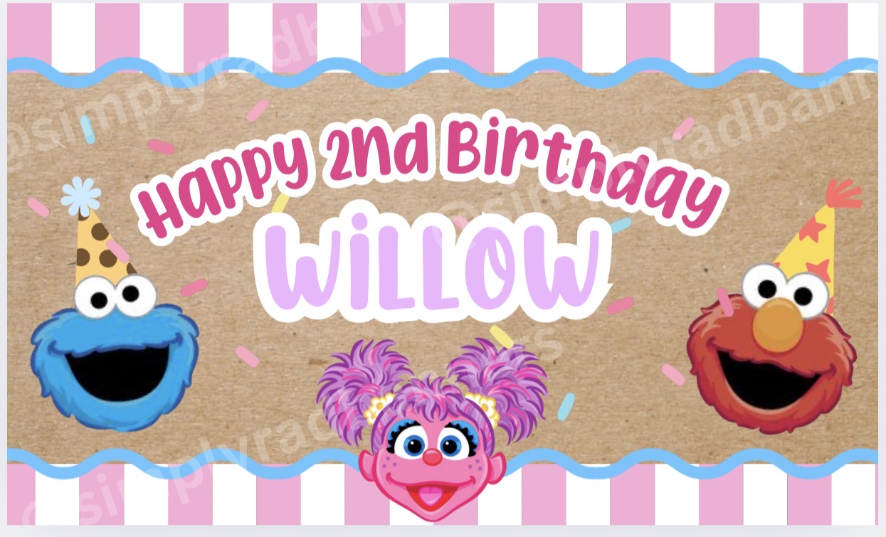 Willow Birthday Banner