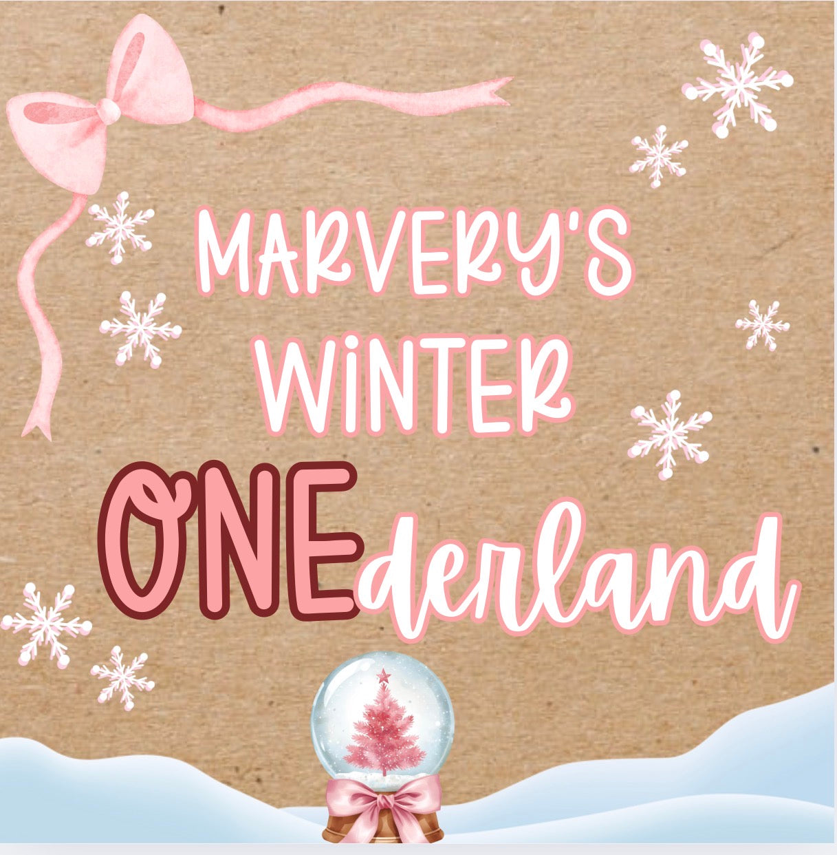 Winter ONEderland Banner