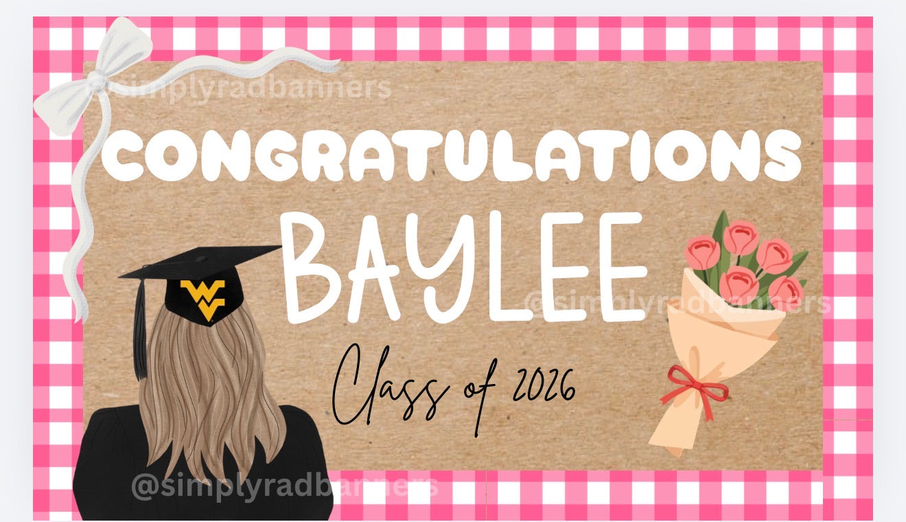Graduation Banner-Baylee