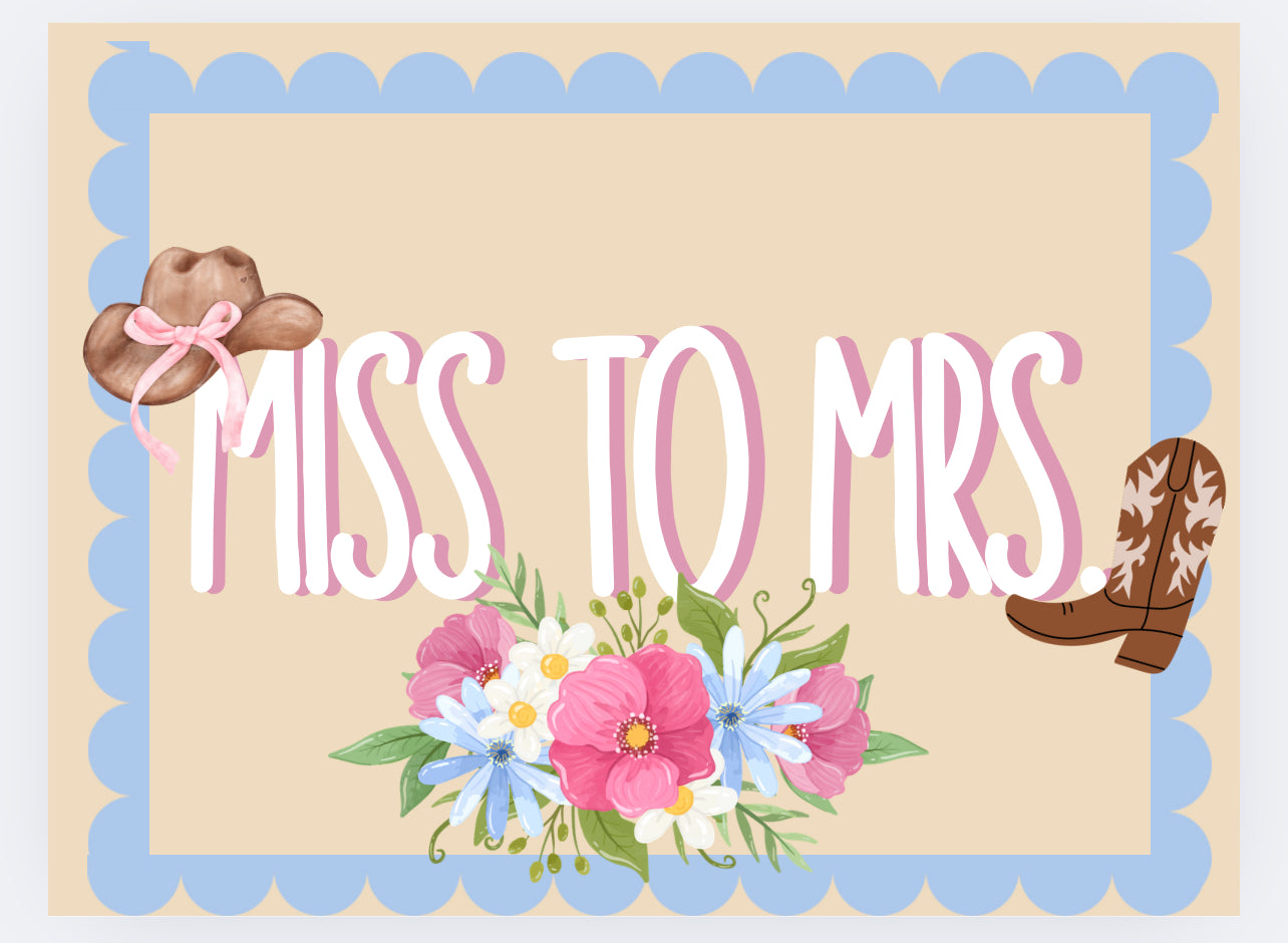 Bridal Shower Banner
