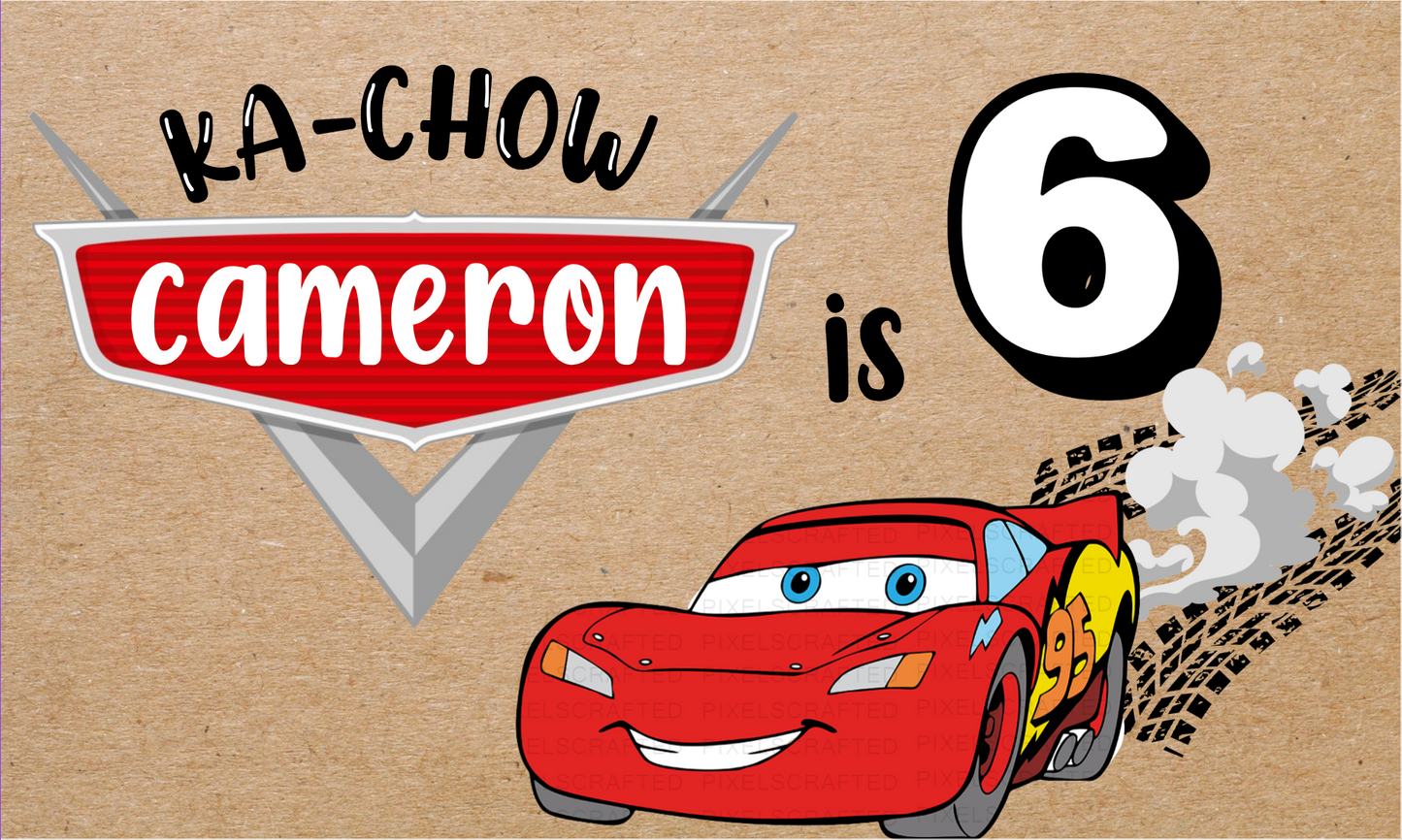 Race Car Banner