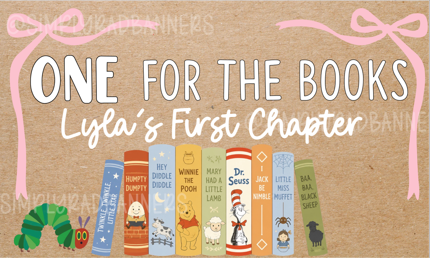 ONE for the Books Banner