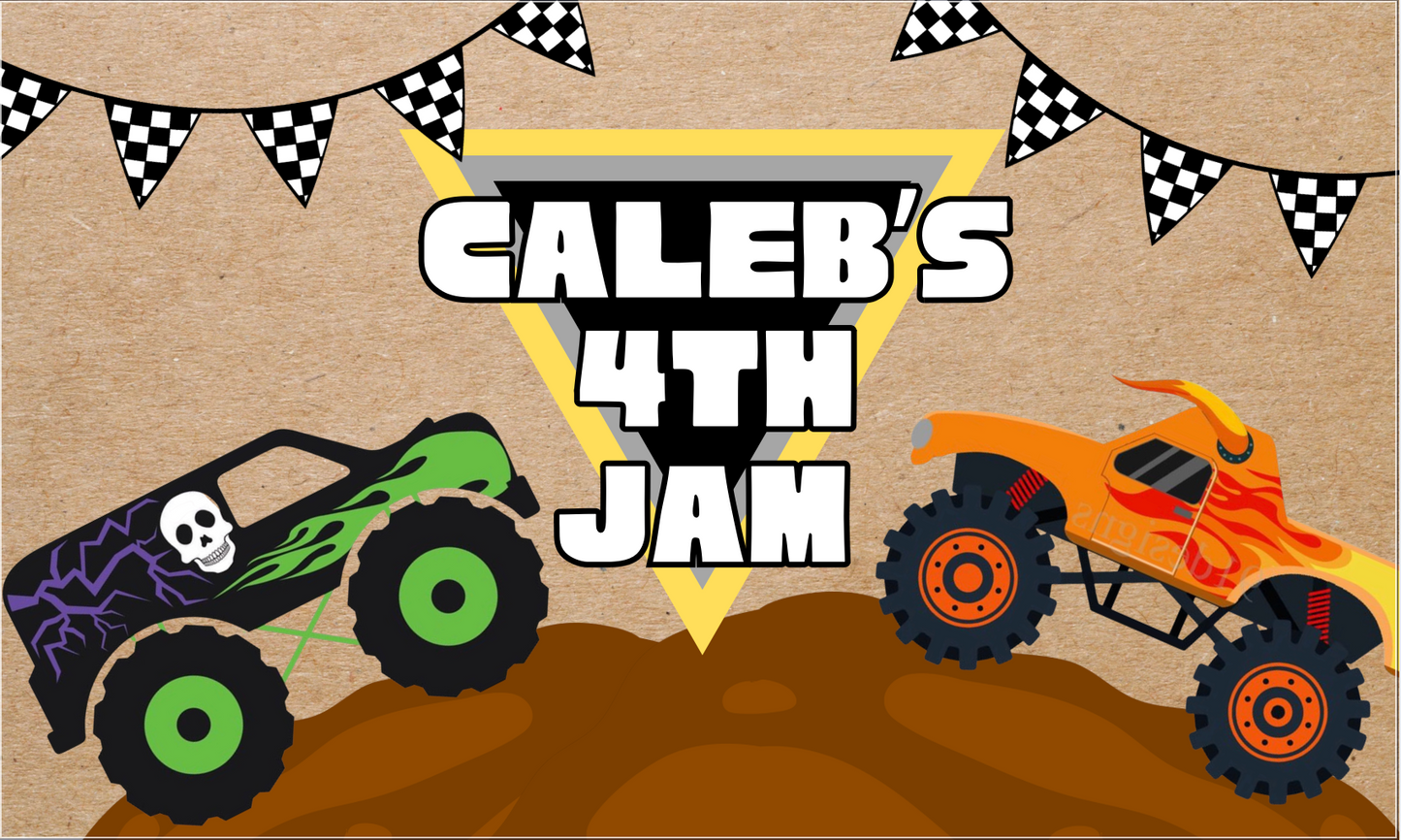 Monster Truck Banner