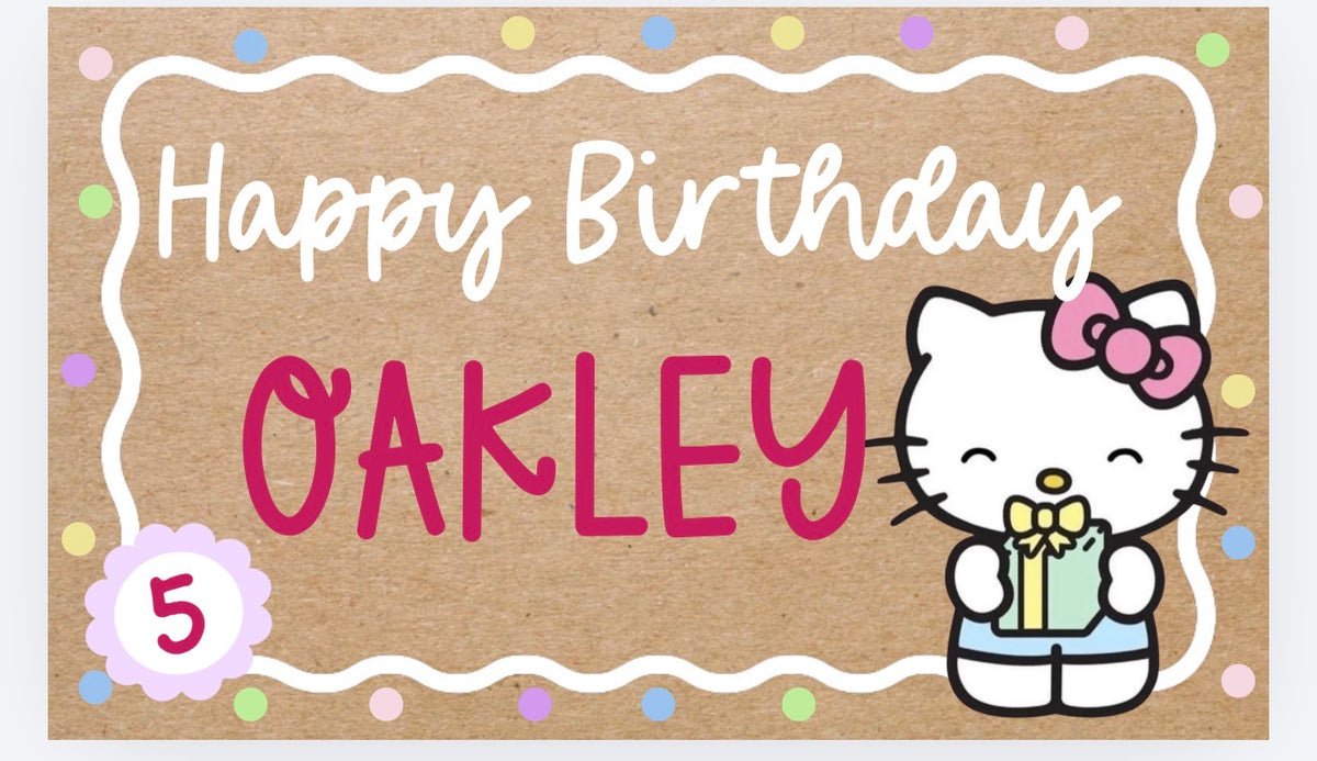 Oakley’s Banner
