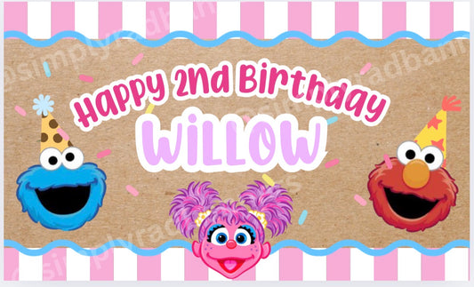 Willow Birthday Banner