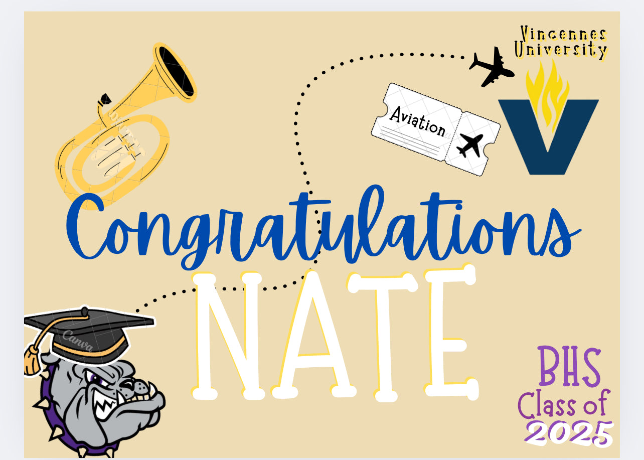 Graduation Banner-Nate