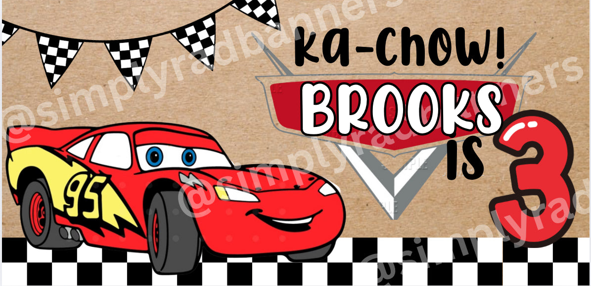 Race Car Banner