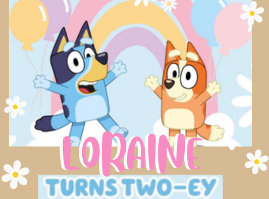 Bluey Birthday Banner