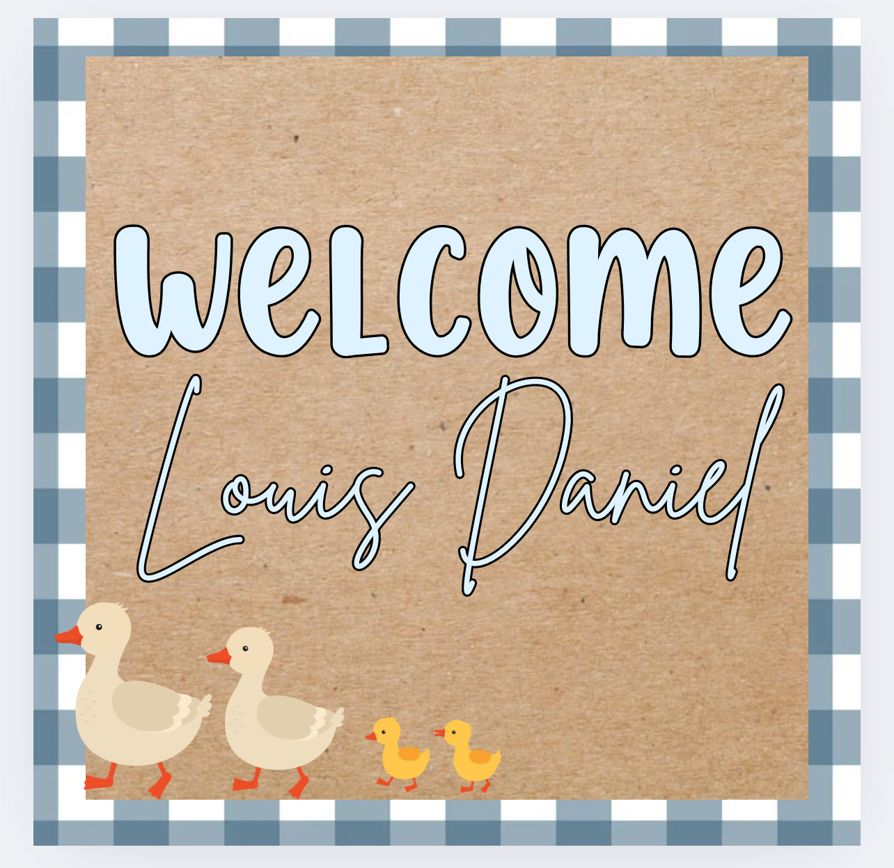 Welcome Baby Banner