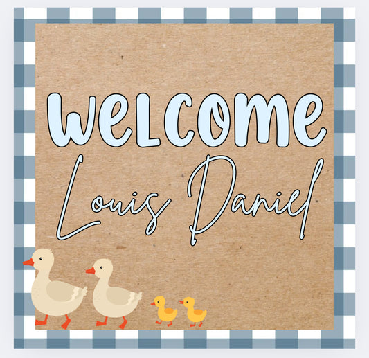 Welcome Baby Banner