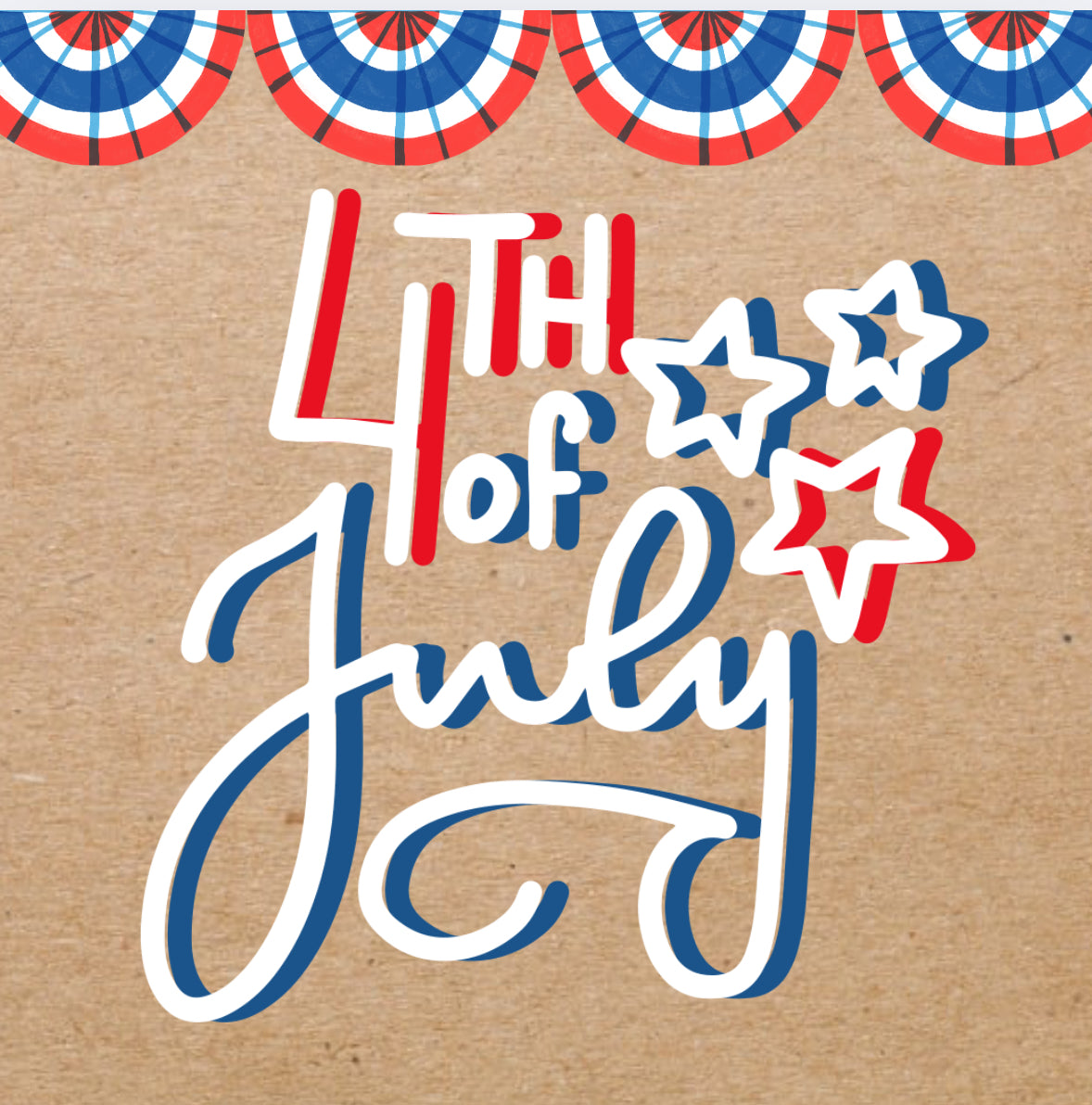 4th of July Flags