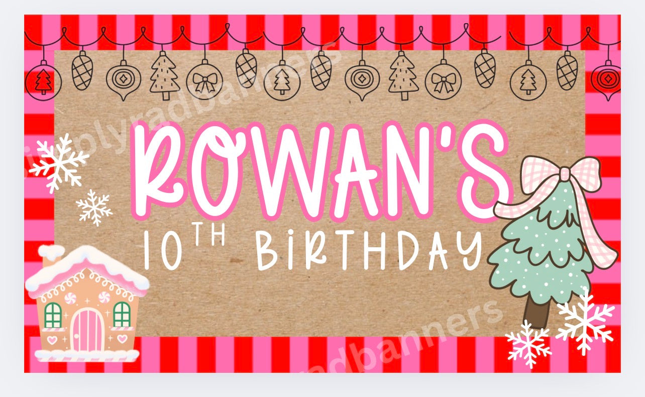 Rowan’s 10th Birthday Banner