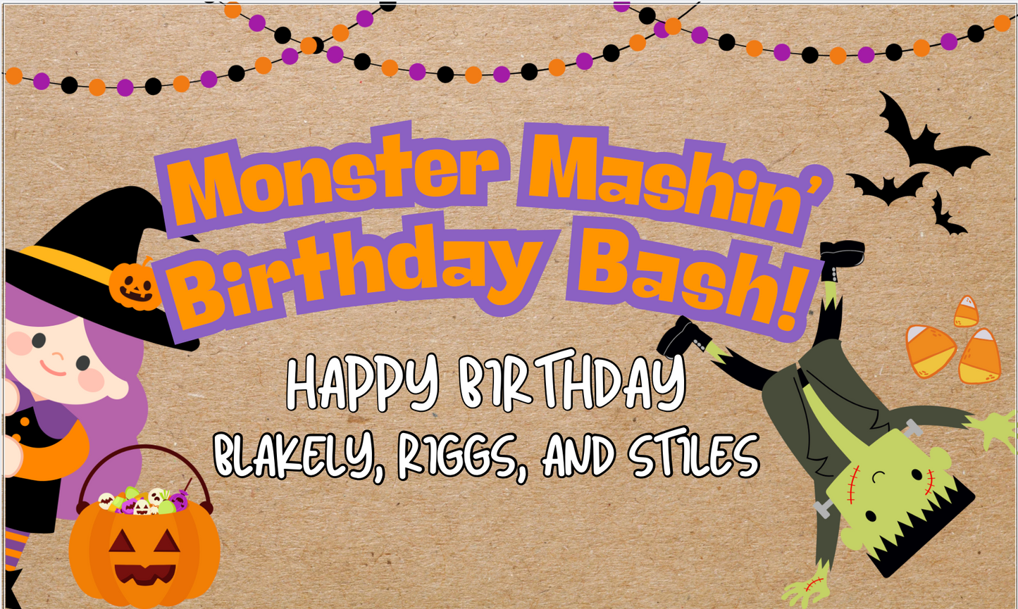 Monster Mashin' Banner