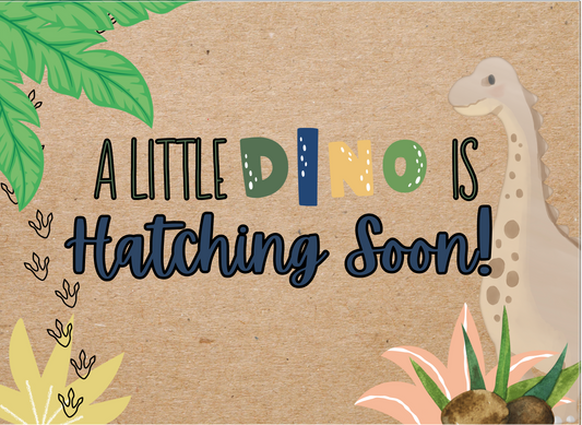 Dino Babyshower Banner