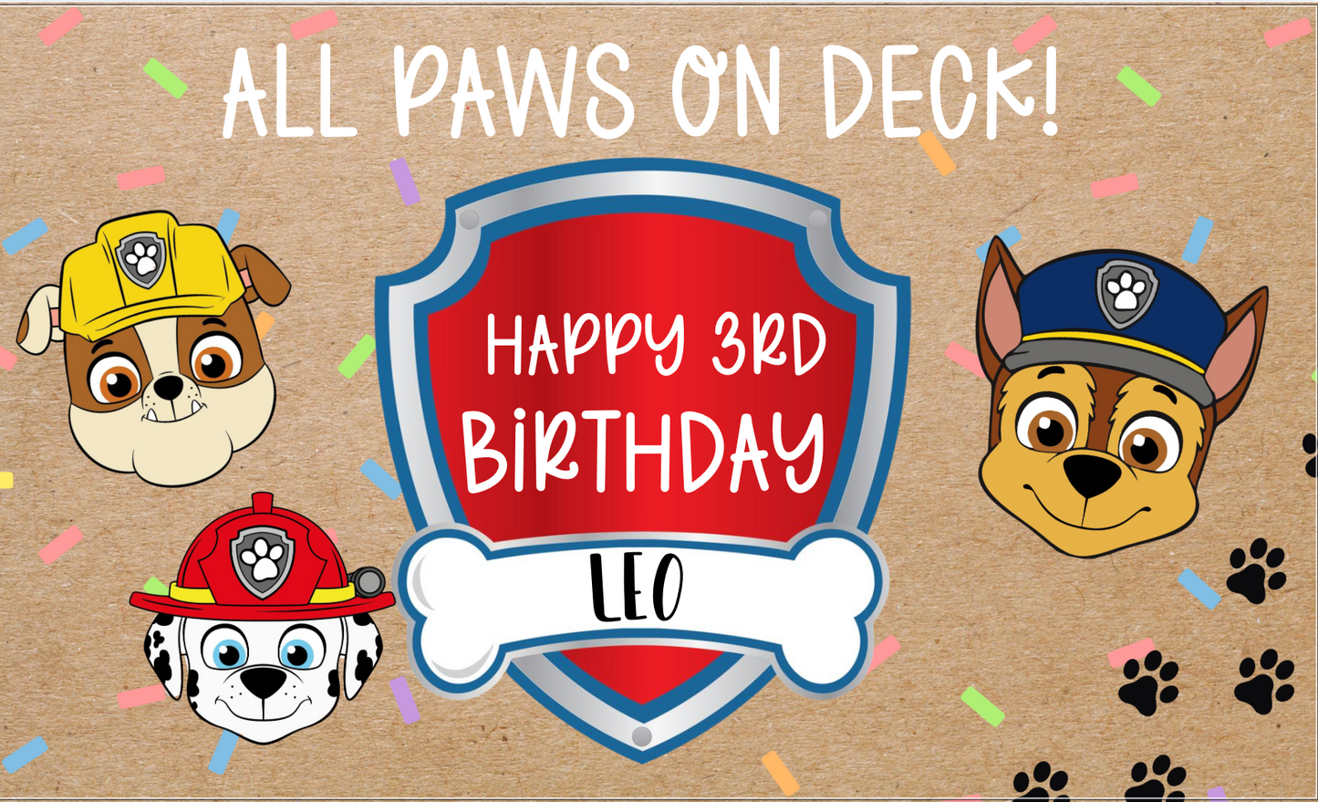 All Paws on Deck Banner