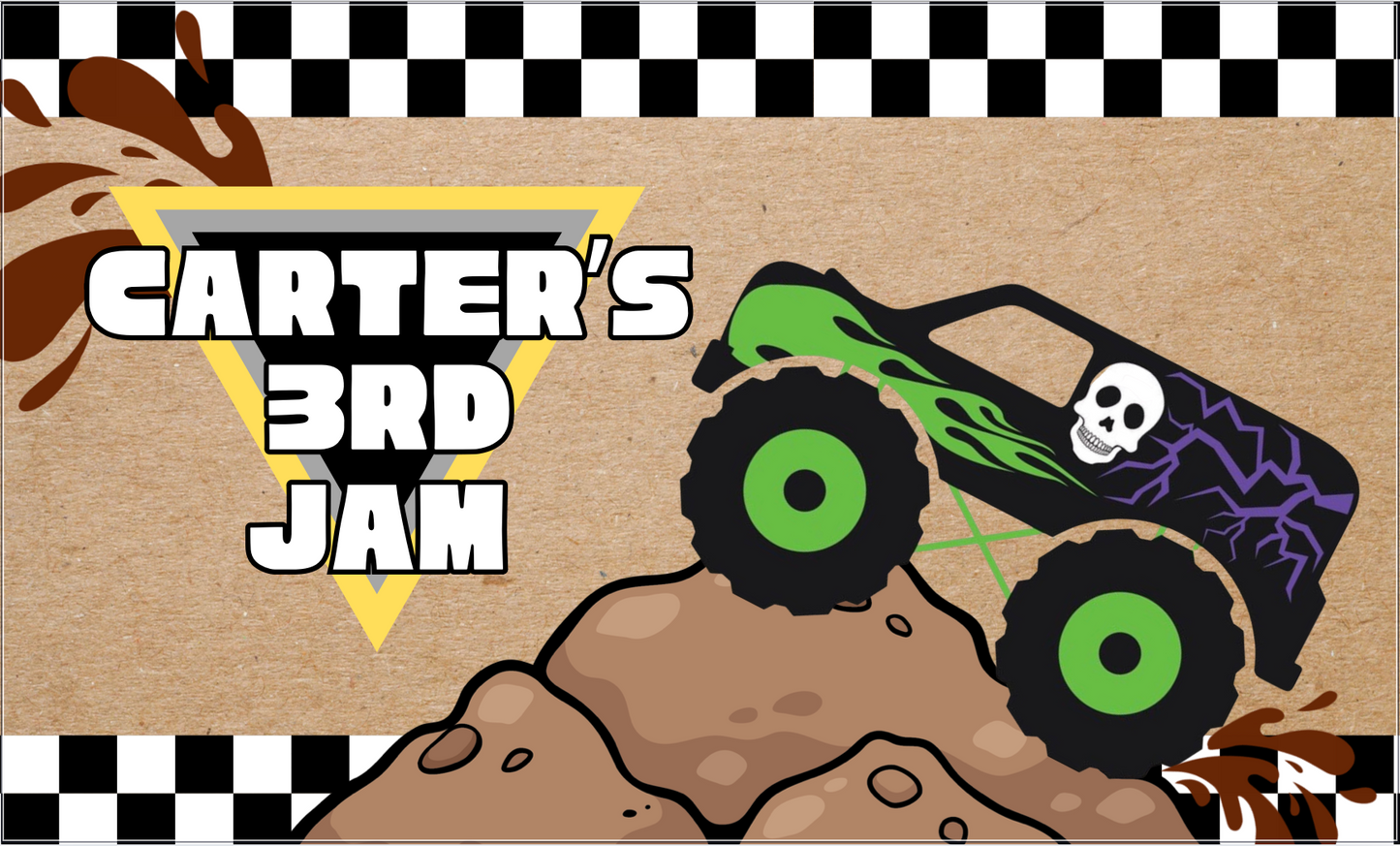 Monster Truck Banner