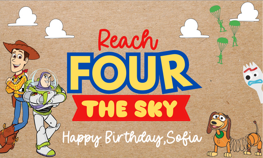 Reach FOUR the Sky Banner
