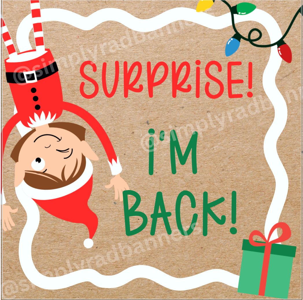 GIRL Elf on the Shelf Banner